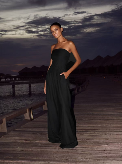 Sofia™ – Classic High-Waisted Sleeveless Jumpsuit