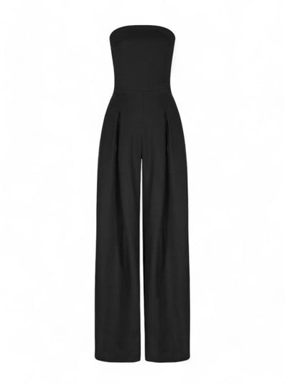 Sofia™ – Classic High-Waisted Sleeveless Jumpsuit
