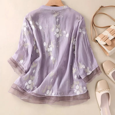 Giovanna - Lightweight Cotton Blouse