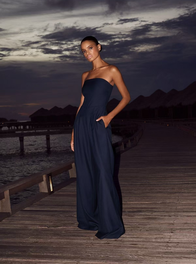 Sofia™ – Classic High-Waisted Sleeveless Jumpsuit