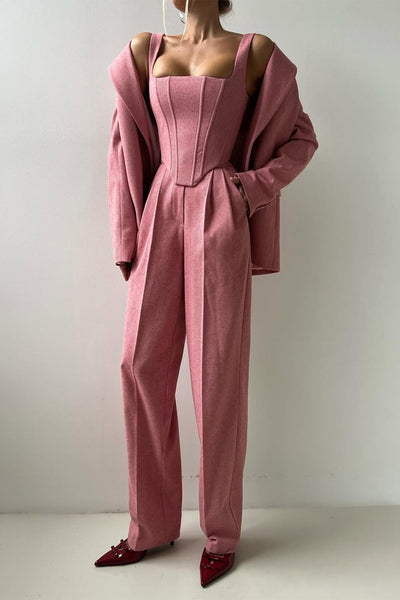 Dolce™ – Three-Piece Set with Double-Breasted Blazer