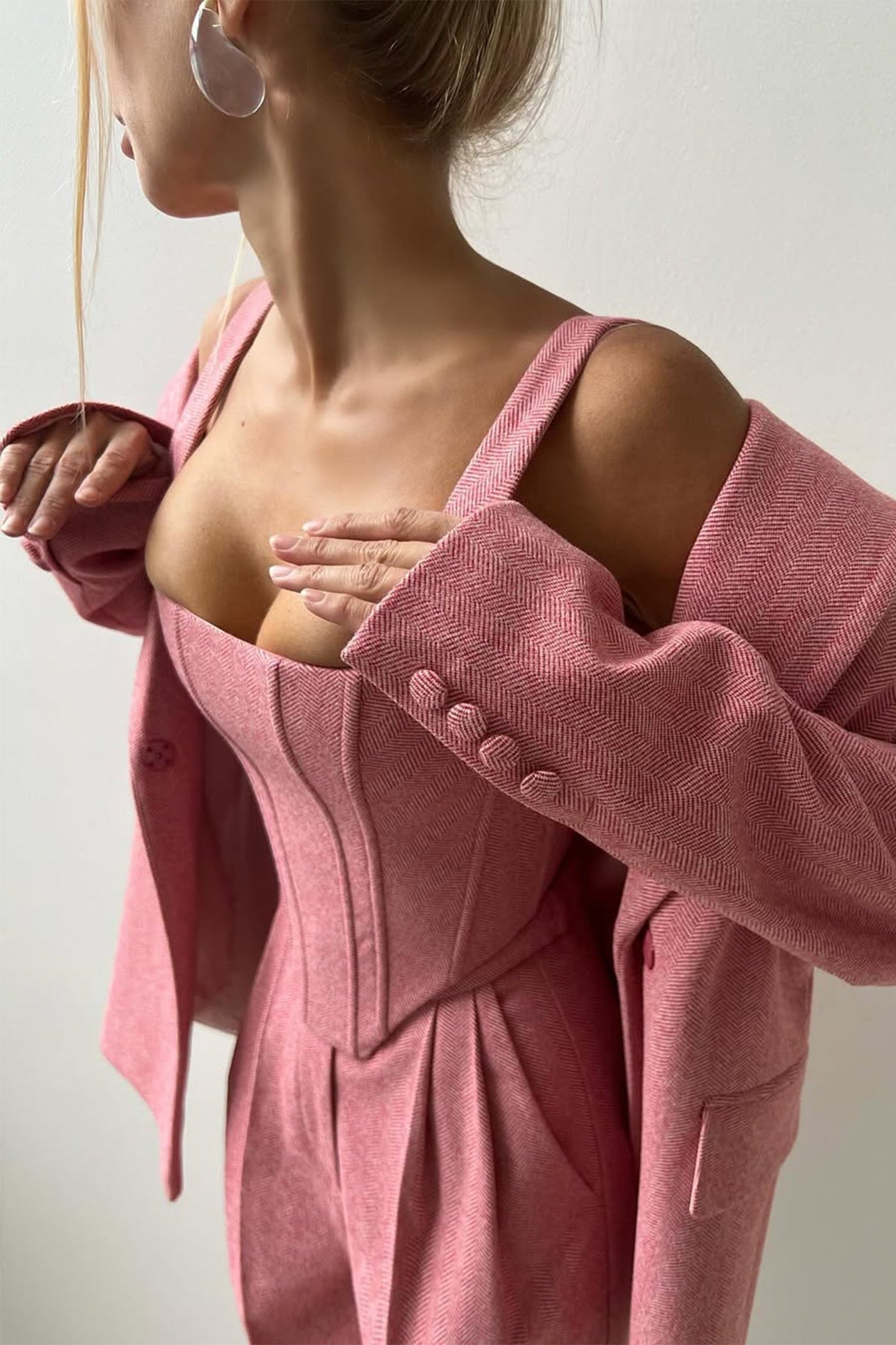 Dolce™ – Three-Piece Set with Double-Breasted Blazer